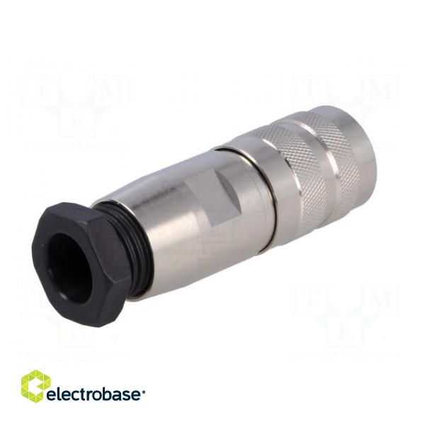 Connector: M16 | plug | female | soldering | for cable | PIN: 5 | 6A | 250V фото 6