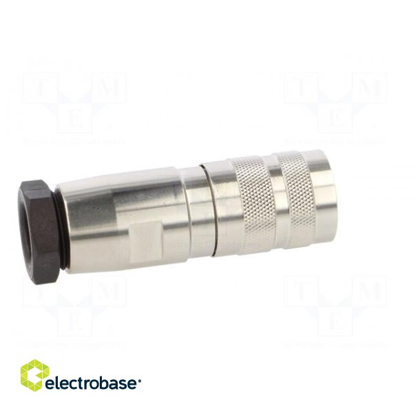 Connector: M16 | plug | female | soldering | for cable | PIN: 5 | 7A | 300V фото 7