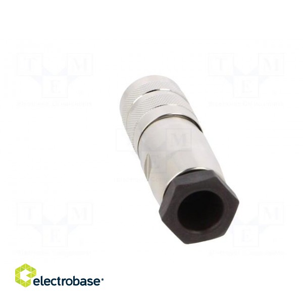 Connector: M16 | plug | female | soldering | for cable | PIN: 5 | 7A | 300V фото 5