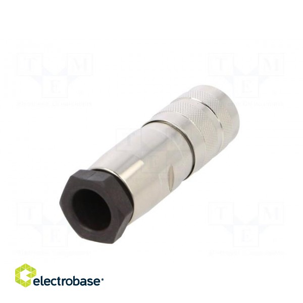 Connector: M16 | plug | female | soldering | for cable | PIN: 5 | 7A | 300V фото 6