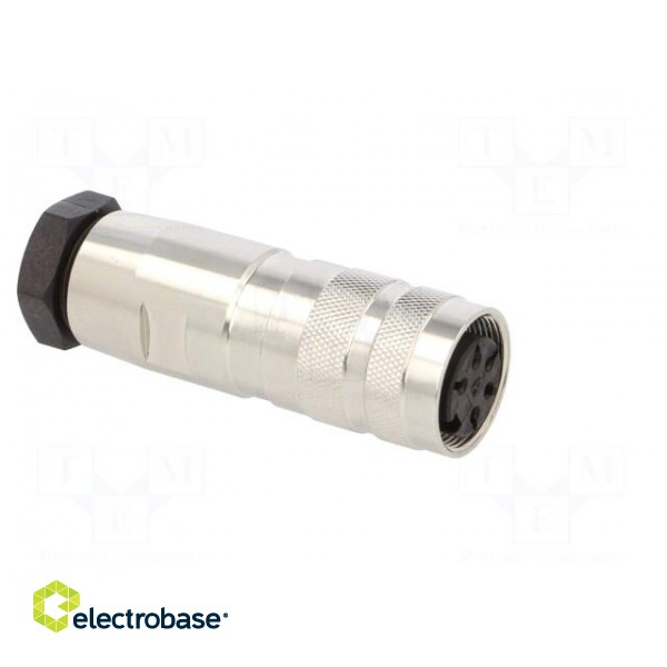 Connector: M16 | plug | female | soldering | for cable | PIN: 5 | 7A | 300V image 8