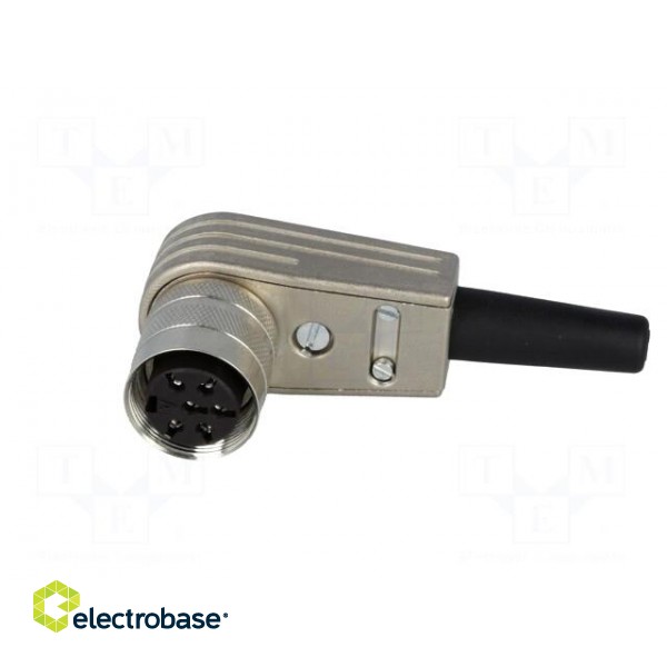 Connector: M16 | plug | female | soldering | for cable | PIN: 6 | 5A | 300V image 3