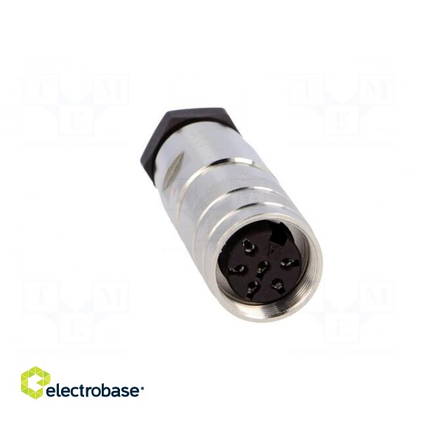 Connector: M16 | plug | female | soldering | for cable | PIN: 6 | 5A | 300V image 9