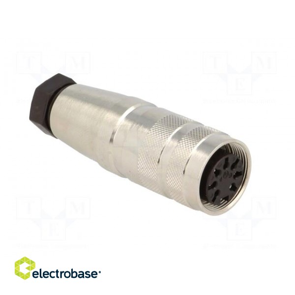 Connector: M16 | plug | female | soldering | for cable | PIN: 7 | 5A | 100V image 8