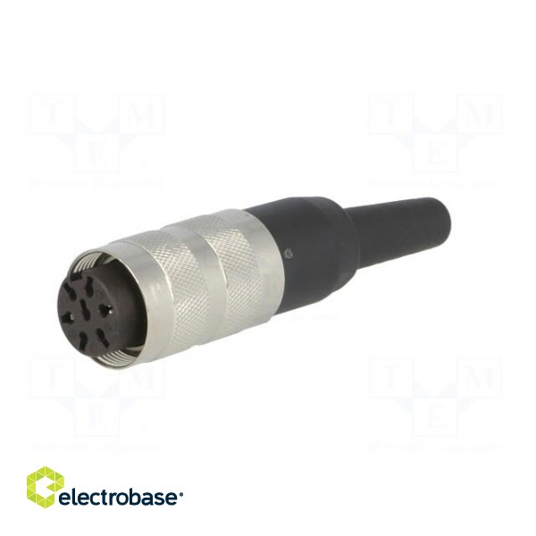 Connector: M16 | plug | female | soldering | for cable | PIN: 7 | 5A | 250V image 2