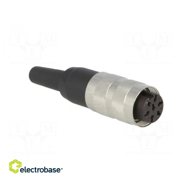Connector: M16 | plug | female | soldering | for cable | PIN: 7 | 5A | 250V фото 8