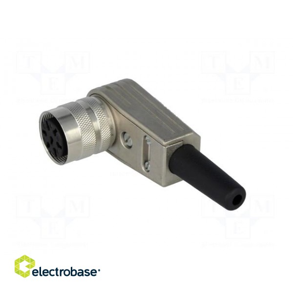 Connector: M16 | plug | female | soldering | for cable | PIN: 7 | 5A | 300V image 4