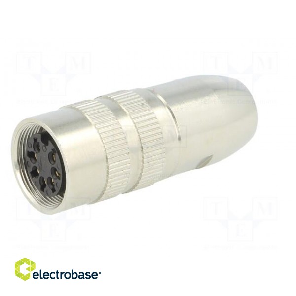 Connector: M16 | plug | female | soldering | for cable | PIN: 7 | 5A | 60V image 2
