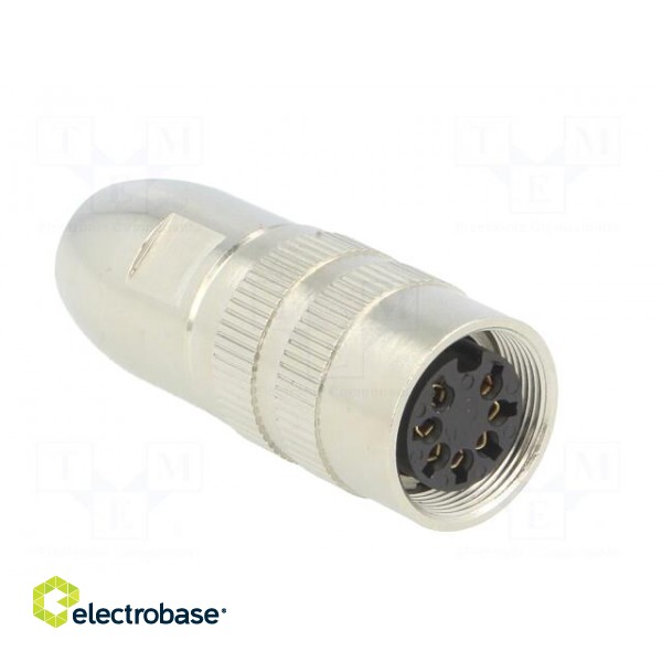 Connector: M16 | plug | female | soldering | for cable | PIN: 7 | 5A | 60V image 8
