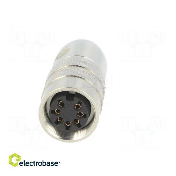 Connector: M16 | plug | female | soldering | for cable | PIN: 7 | 5A | 60V image 9