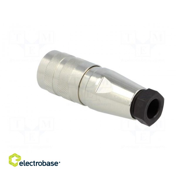 Connector: M16 | plug | female | soldering | for cable | PIN: 8 | 3A | 300V image 4