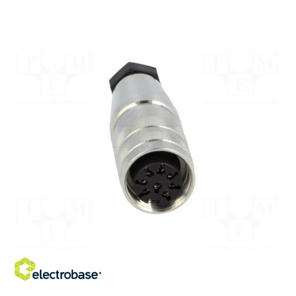 Connector: M16 | plug | female | soldering | for cable | PIN: 8 | 3A | 300V image 9