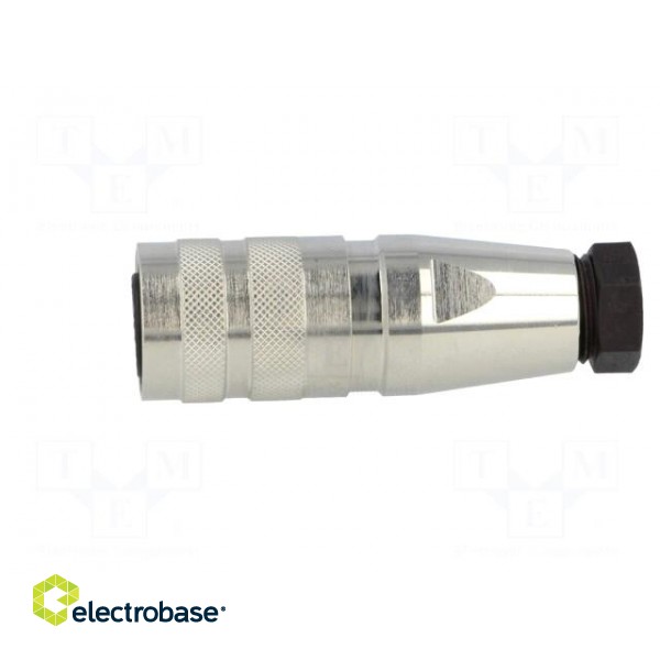 Connector: M16 | plug | female | soldering | for cable | PIN: 8 | 3A | 300V image 3