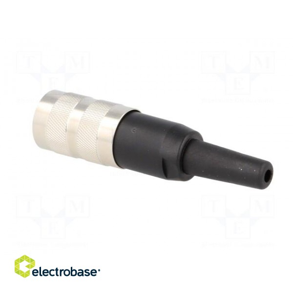 Connector: M16 | plug | female | soldering | for cable | PIN: 8 | 5A | 100V фото 4