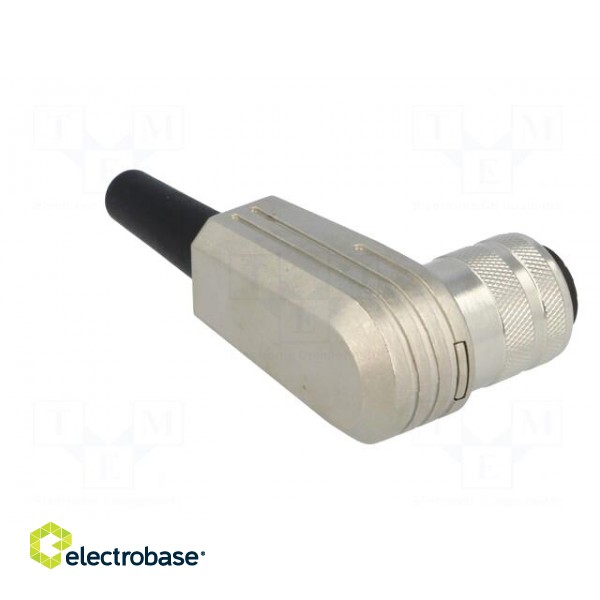 Connector: M16 | plug | female | soldering | for cable | PIN: 8 | 5A | 100V фото 8