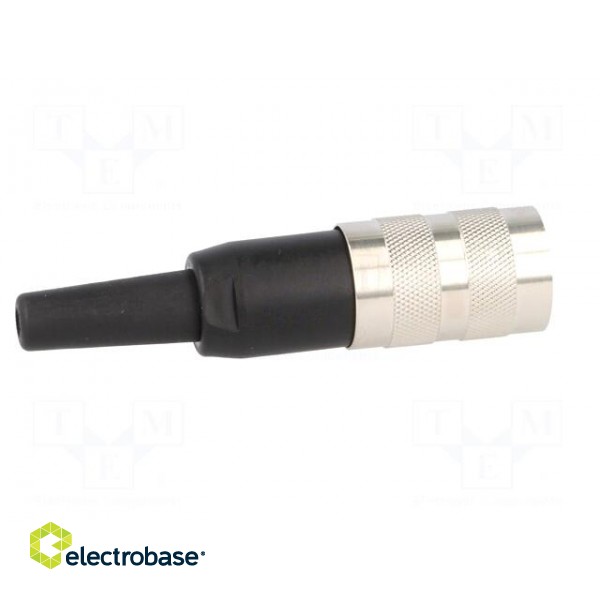Connector: M16 | plug | female | soldering | for cable | PIN: 8 | 5A | 100V фото 7