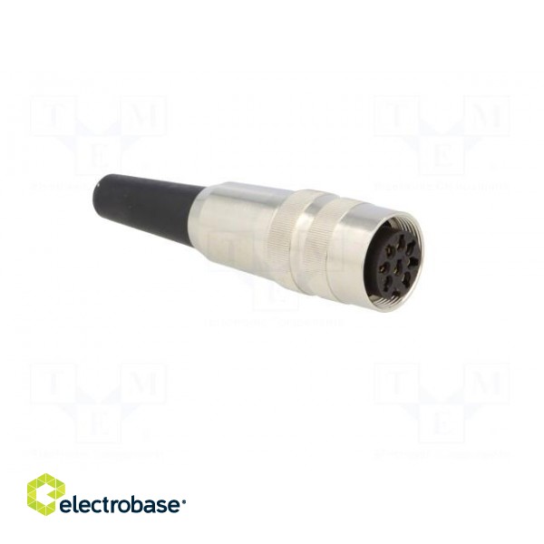 Connector: M16 | plug | female | soldering | for cable | PIN: 8 | 5A | 60V image 8