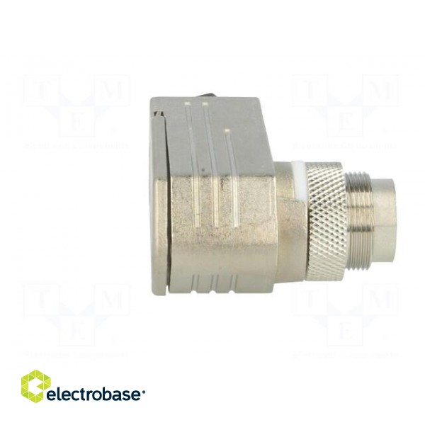 Connector: M16 | plug | male | for cable | PIN: 7 | 300V | angled 90° paveikslėlis 9