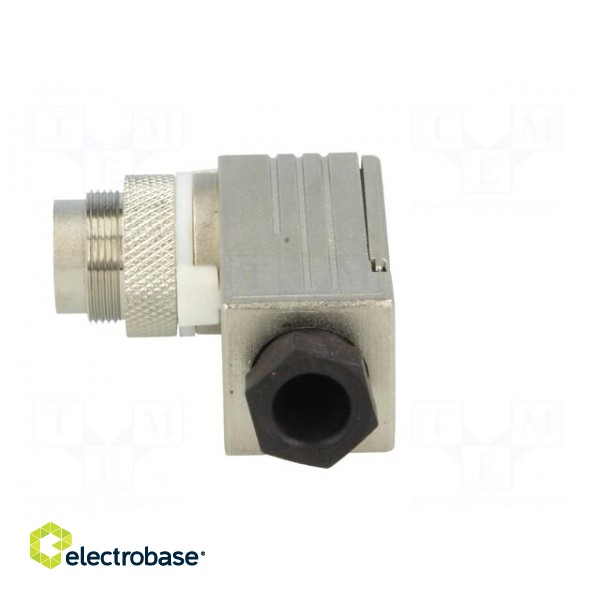 Connector: M16 | plug | male | for cable | PIN: 7 | 300V | angled 90° фото 5