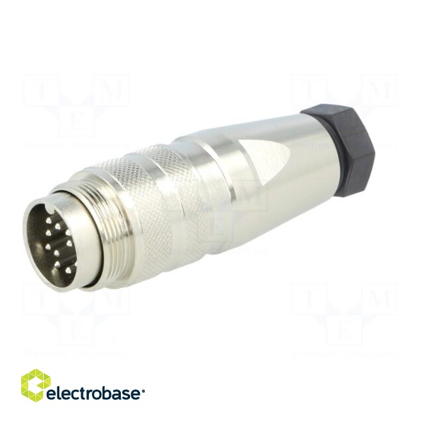 Connector: M16 | plug | male | soldering | for cable | PIN: 12 | 3A | 150V image 2