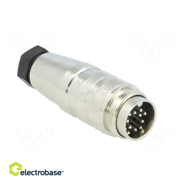 Connector: M16 | plug | male | soldering | for cable | PIN: 12 | 3A | 150V image 8
