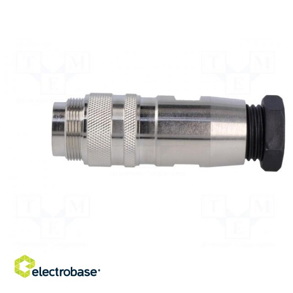 Connector: M16 | plug | male | soldering | for cable | PIN: 12 | 3A | 60V фото 3