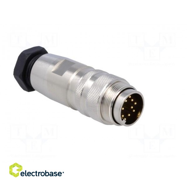 Connector: M16 | plug | male | soldering | for cable | PIN: 12 | 3A | 60V image 8