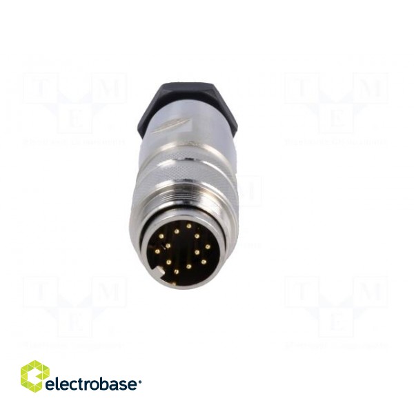 Connector: M16 | plug | male | soldering | for cable | PIN: 12 | 3A | 60V фото 9