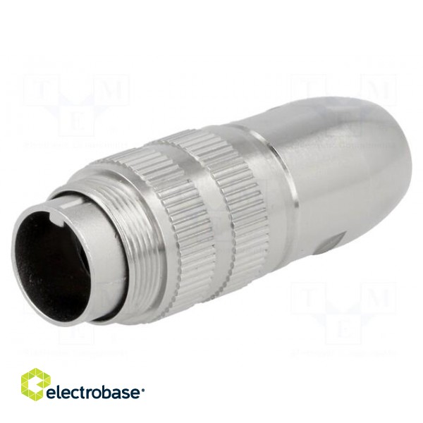 Connector: M16 | plug | male | soldering | for cable | PIN: 14 | 3A | 60V image 1