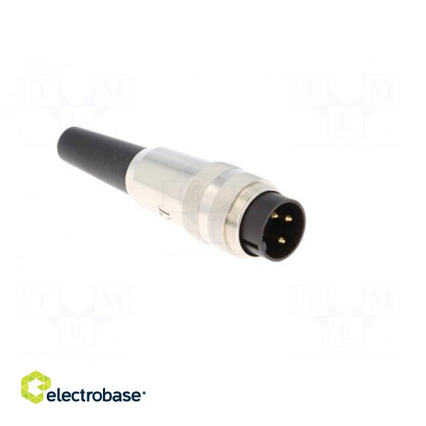 Connector: M16 | plug | male | soldering | for cable | PIN: 3 | 5A | 250V фото 8