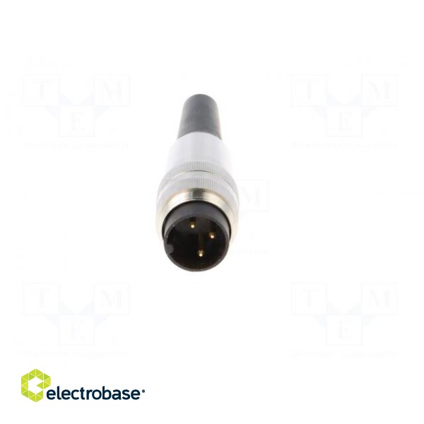 Connector: M16 | plug | male | soldering | for cable | PIN: 3 | 5A | 250V фото 9
