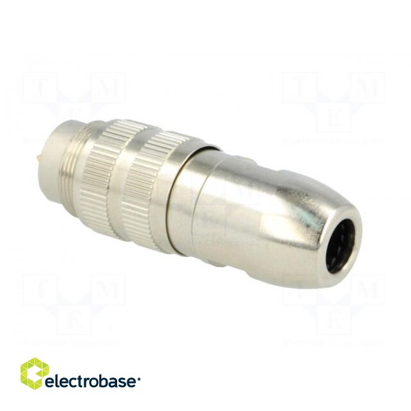Connector: M16 | plug | male | soldering | for cable | PIN: 4 | 5A | 250V paveikslėlis 4