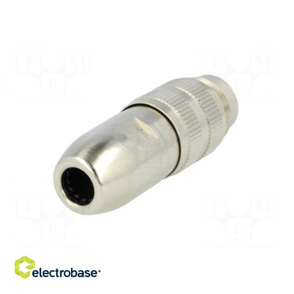 Connector: M16 | plug | male | soldering | for cable | PIN: 4 | 5A | 250V paveikslėlis 6