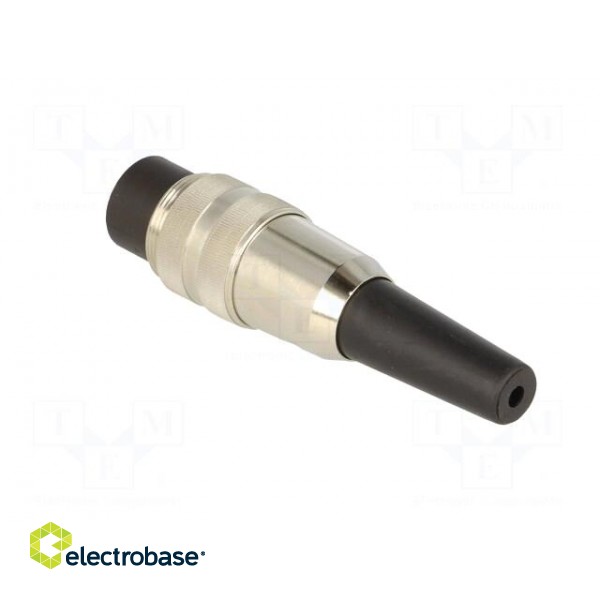 Connector: M16 | plug | male | soldering | for cable | PIN: 4 | 5A | 250V paveikslėlis 4