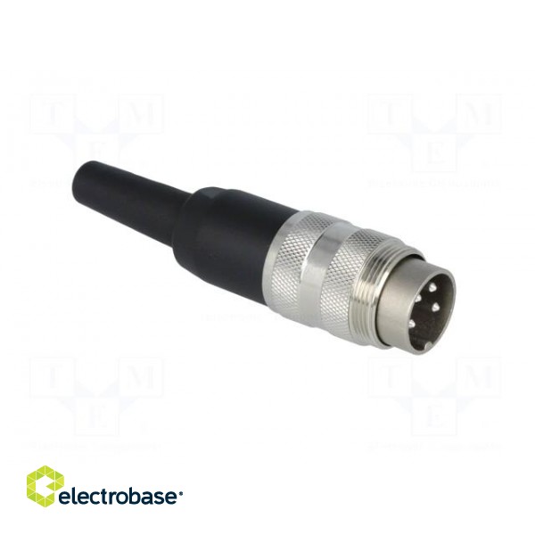 Connector: M16 | plug | male | soldering | for cable | PIN: 4 | 5A | 300V image 8