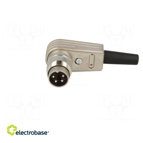 Connector: M16 | plug | male | soldering | for cable | PIN: 4 | 5A | 300V image 9