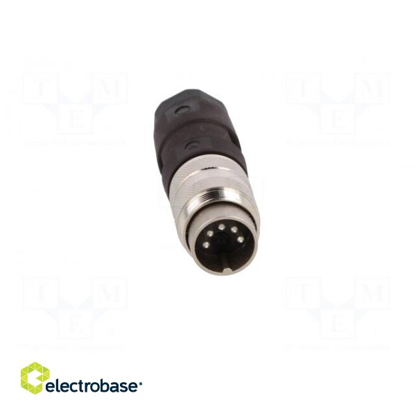 Connector: M16 | plug | male | soldering | for cable | PIN: 5 | 5A | 100V image 9