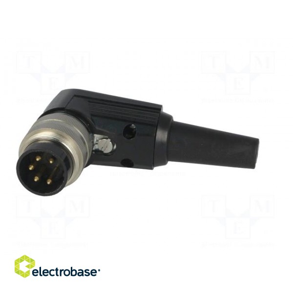 Connector: M16 | plug | male | soldering | for cable | PIN: 5 | 5A | 250V image 3