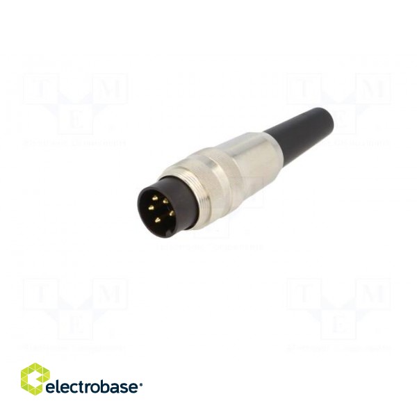 Connector: M16 | plug | male | soldering | for cable | PIN: 5 | 5A | 250V image 2