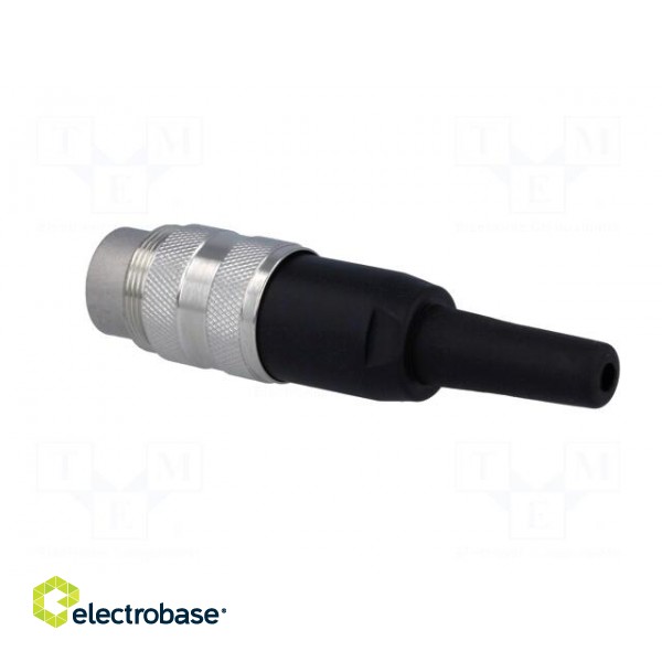 Connector: M16 | plug | male | soldering | for cable | PIN: 5 | 5A | 300V paveikslėlis 4