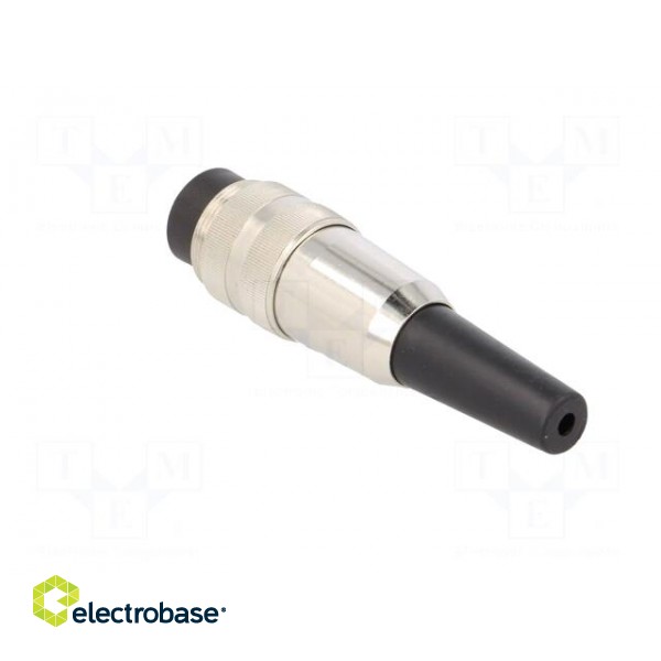 Connector: M16 | plug | male | soldering | for cable | PIN: 6 | 5A | 250V фото 4