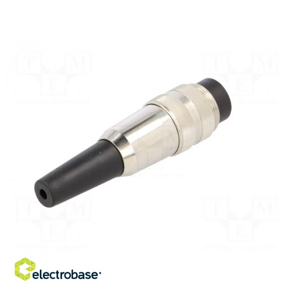 Connector: M16 | plug | male | soldering | for cable | PIN: 6 | 5A | 250V фото 6
