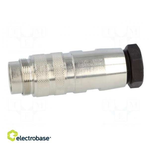 Connector: M16 | plug | male | soldering | for cable | PIN: 6 | 5A | 300V image 3