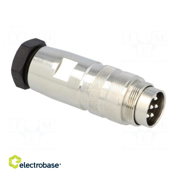 Connector: M16 | plug | male | soldering | for cable | PIN: 6 | 5A | 300V image 8