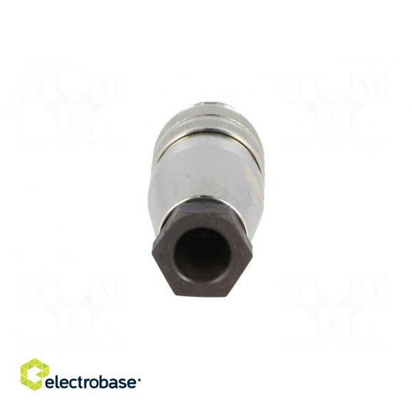 Connector: M16 | plug | male | soldering | for cable | PIN: 6 | 5A | 300V фото 5