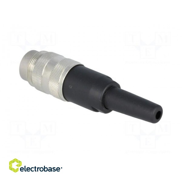 Connector: M16 | plug | male | soldering | for cable | PIN: 6 | 5A | 300V paveikslėlis 4