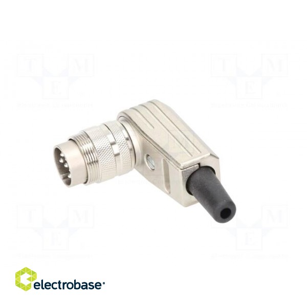 Connector: M16 | plug | male | soldering | for cable | PIN: 6 | 5A | 300V фото 4