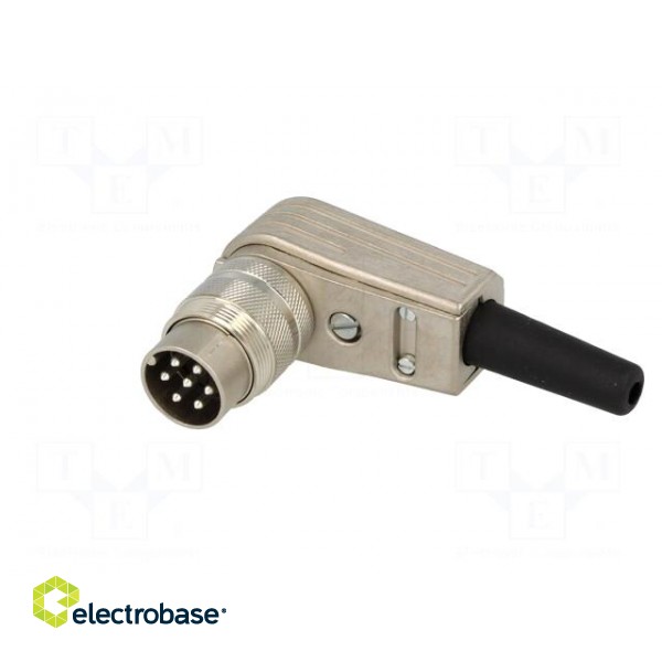 Connector: M16 | plug | male | soldering | for cable | PIN: 7 | 5A | 300V image 2