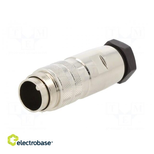 Connector: M16 | plug | male | soldering | for cable | PIN: 7 | 7A | 300V image 2
