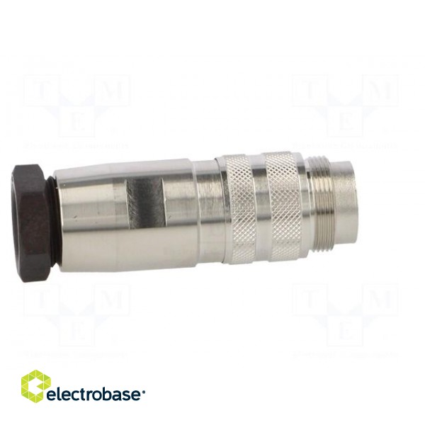 Connector: M16 | plug | male | soldering | for cable | PIN: 8 | 3A | 100V фото 7